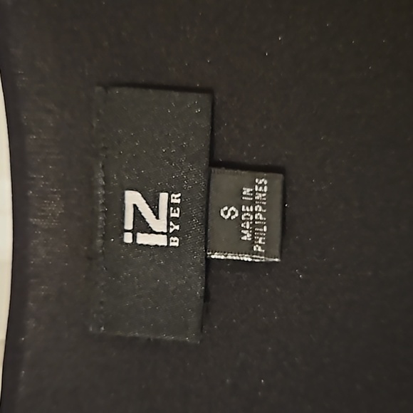 iZ Byer dress. Size Small. Black with sheer print. - Picture 2 of 4